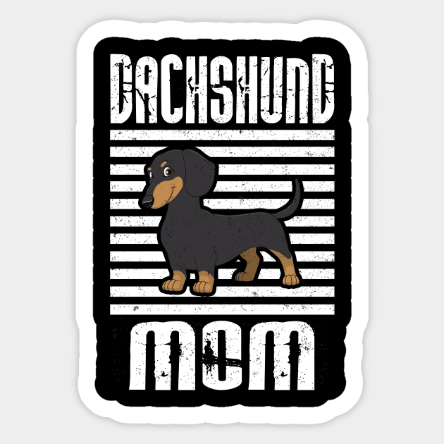 Dachshund Mom Proud Dogs Sticker by aaltadel
